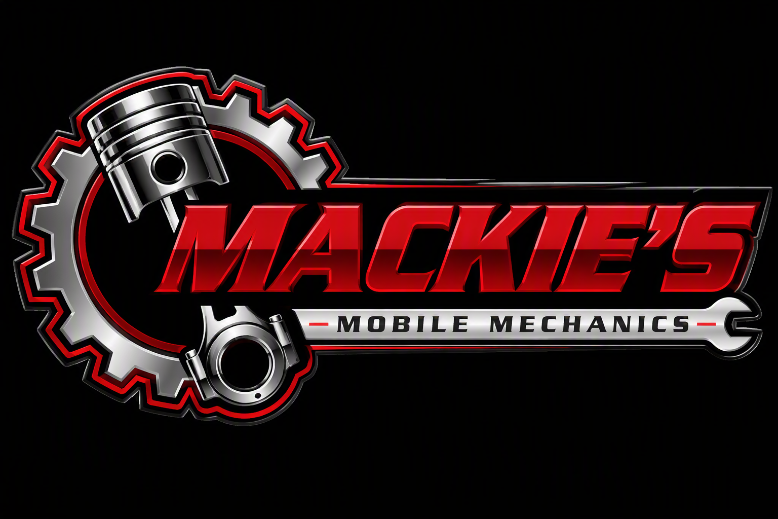 Mackie's Mobile Mechanics mobile mechanic logo